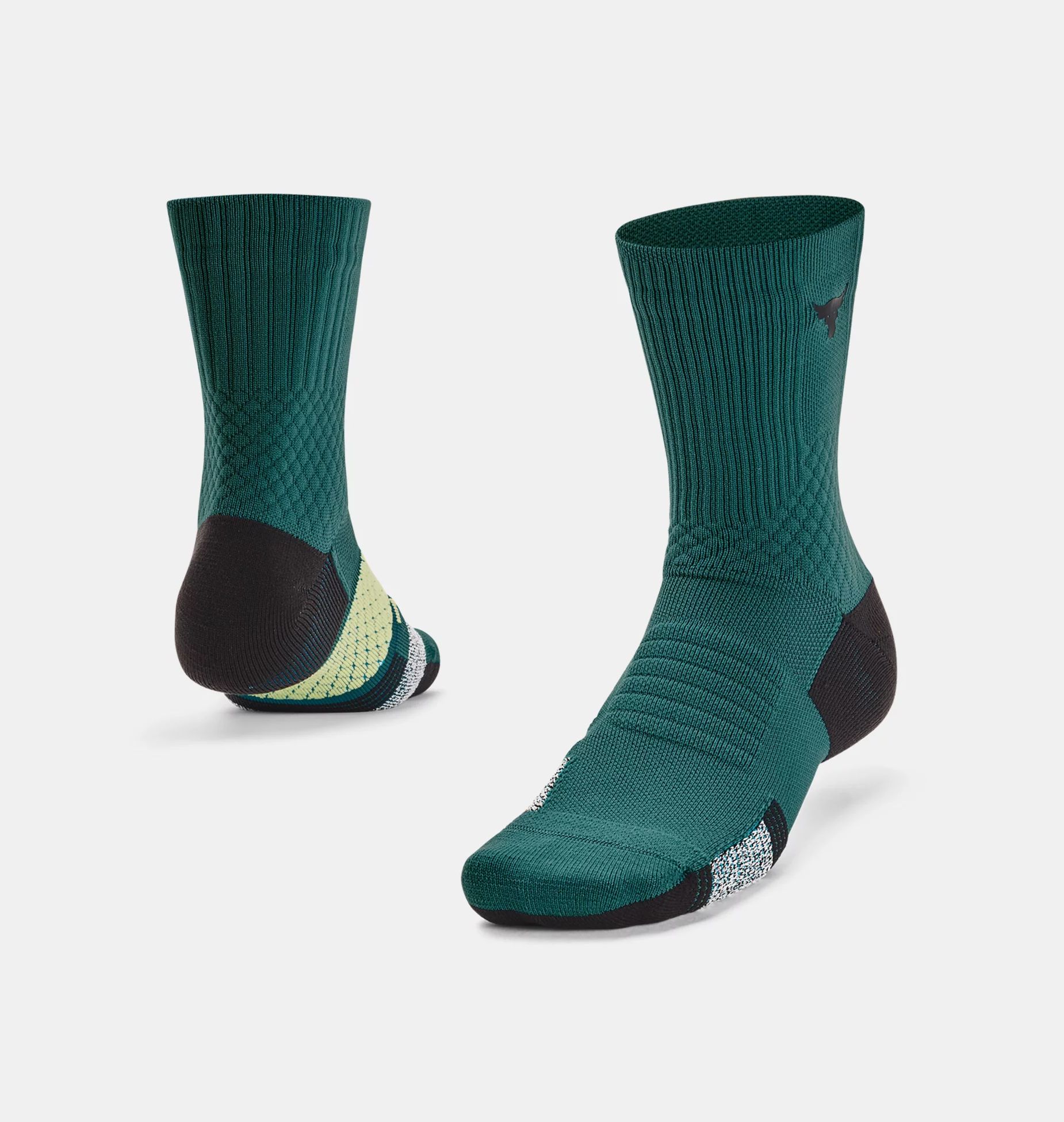 Accesorii -  under armour Project Rock ArmourDry Playmaker Mid-Crew Socks